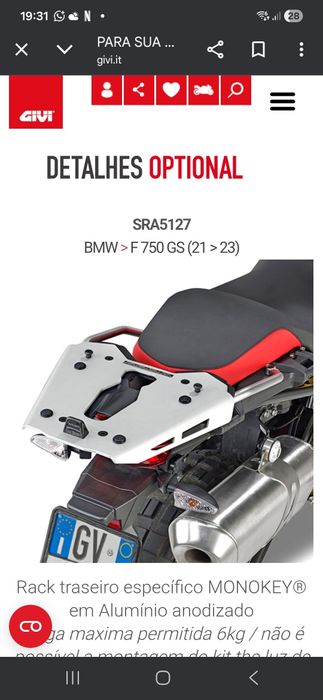 Base e racks  GIVI