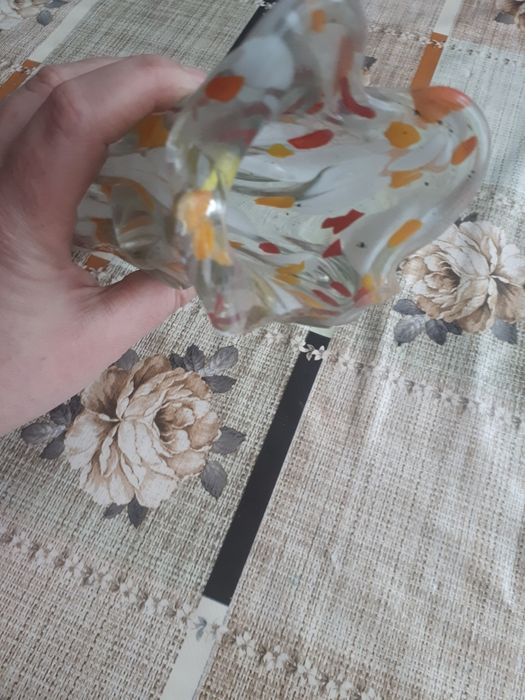 Wazon prl kolorowy uszkodzony