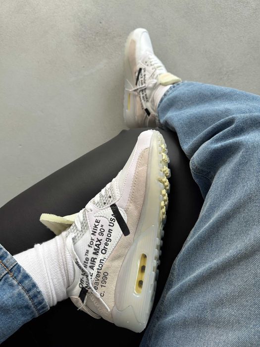 Чоловічі Кросівки Off-White x Nike Air Max 90 GPX White 45