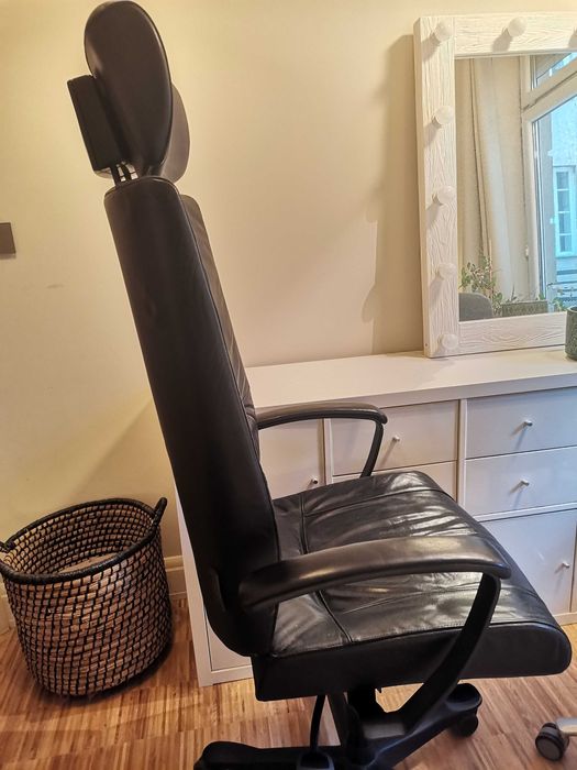 Skórzany fotel prezesa KInnarps