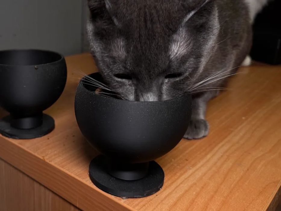Tigela para Gato com Base Desmontável