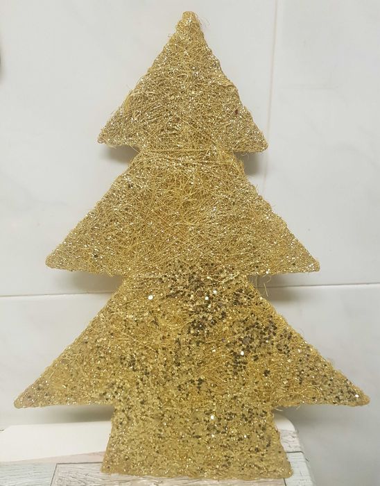 Arvore de Natal Dourada Decoração. 10€