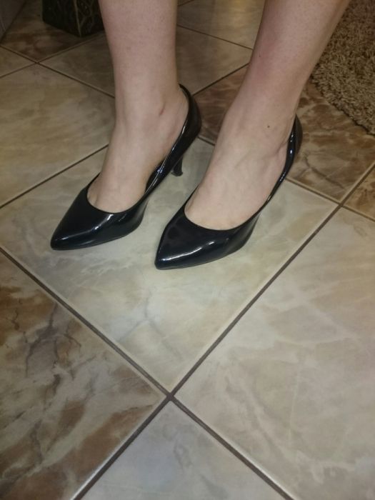 Buty damskie lakierowane