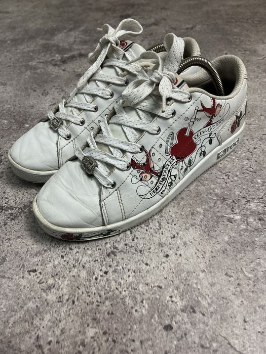 Vintage y2k Ecko Tattoo rap sk8 кросівки