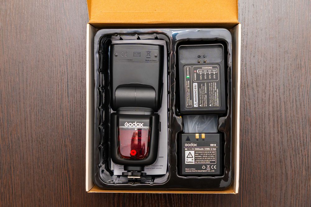Вспышка мануальная Godox Ving V850 II как новая полный комплект