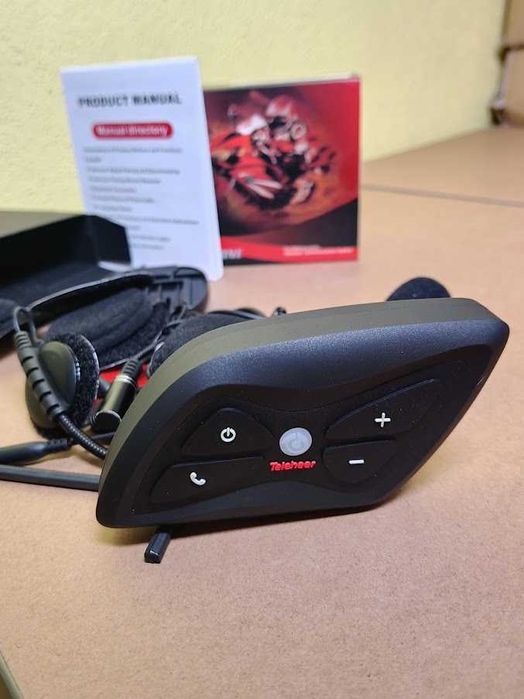 Intercomunicador Mota Teleheer T6 Plus Bluetooth USB-C (NOVO)