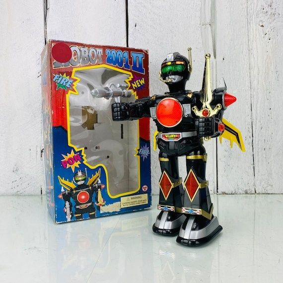 Robot vintage Robô brinquedo novo