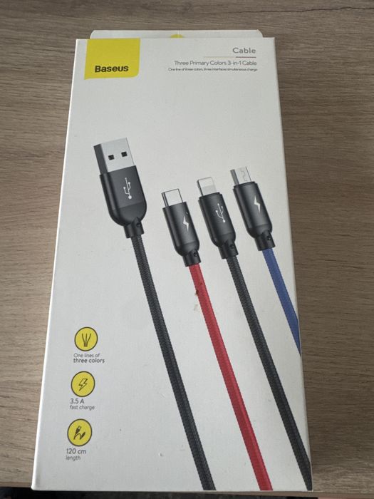 Kabel Baseus usb c 3in1