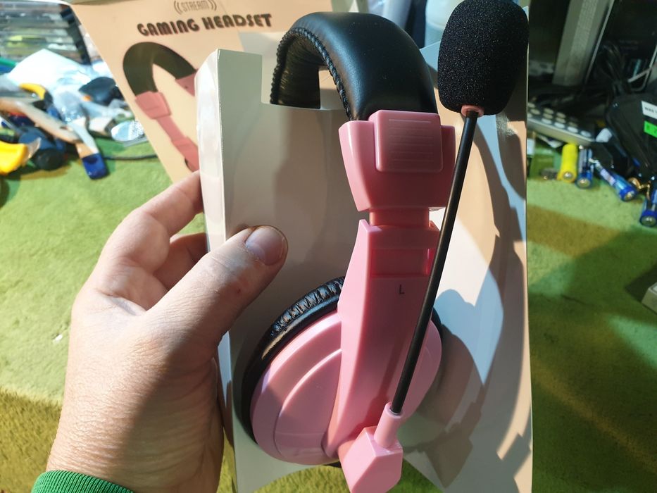 SŁUCHAWKI gamingowe nowe stream