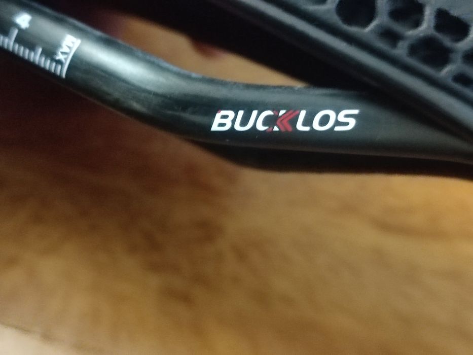 Selim de bicicleta BUCKLOS R-LEIS S8000 impresso em 3D com almofada de fibra de carbono, 270x143mm