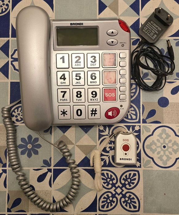 Telefone com Fios Sénior - Brondi