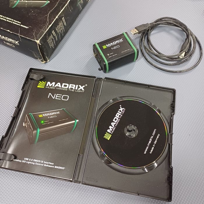 MADRIX  NEO USB 512 kanałów,  sterownik  oświetlenie led