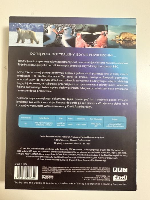 BBC Natural History Blu Ray zestaw