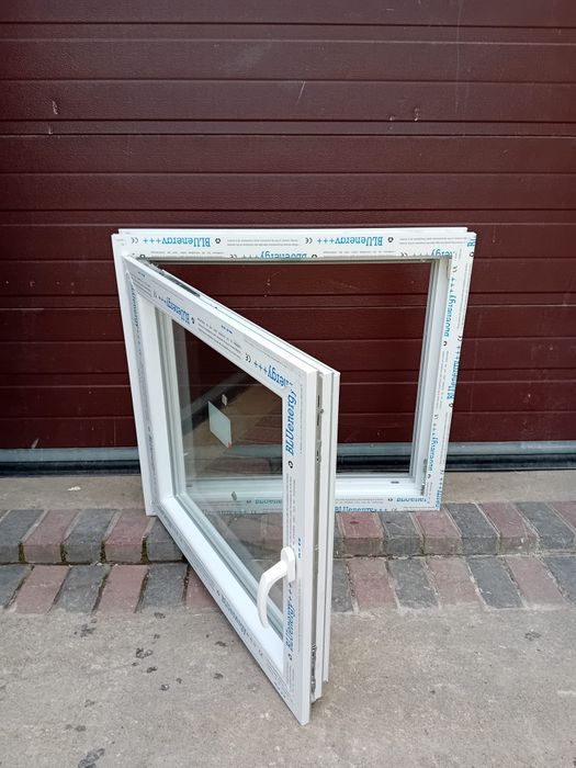 Nowe okna okno 85x80 otwierane i uchylne białe DOWÓZ CAŁY KRAJ