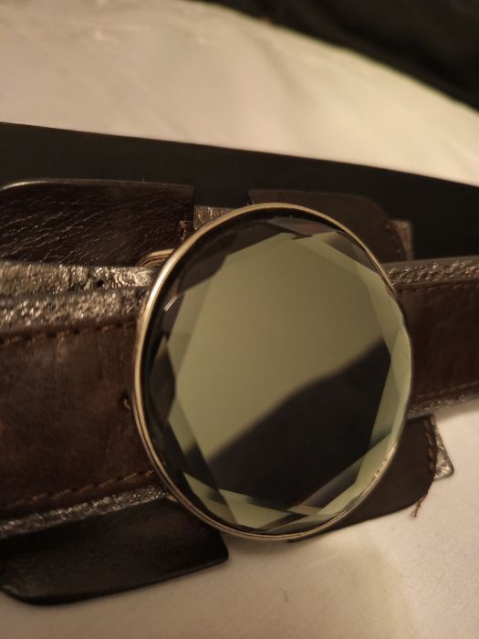 Pasek skórzany Monnari - całkowita długość 104cm.