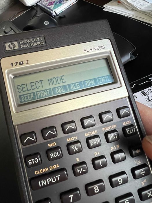 Calculadora Business HP 17BII imaculada