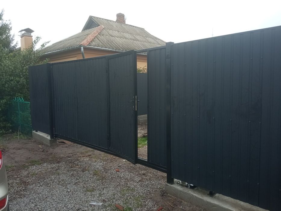 Ворота відкатні, розпашні,металоконструкції