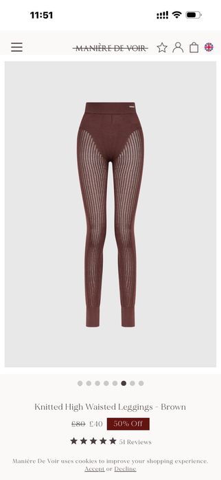 Легінси Maniere De Voir S розмір