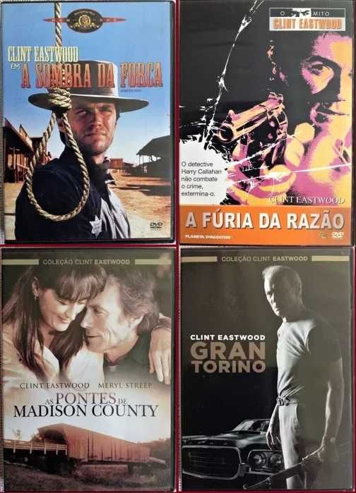 Clint Eastwood - 12 DVDs - Raros - Muito Bom Estado