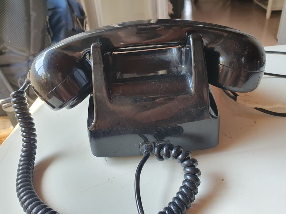Telefone fixo vintage de Outubro de 1978