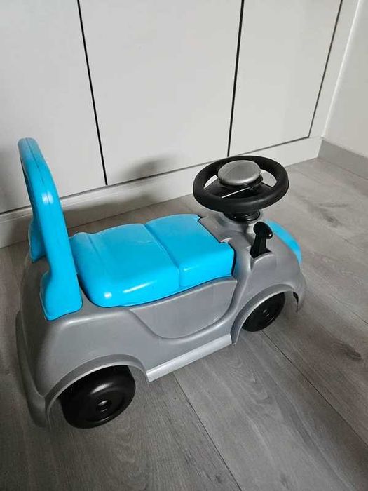 Carrinho/Andador Azul e Cinza