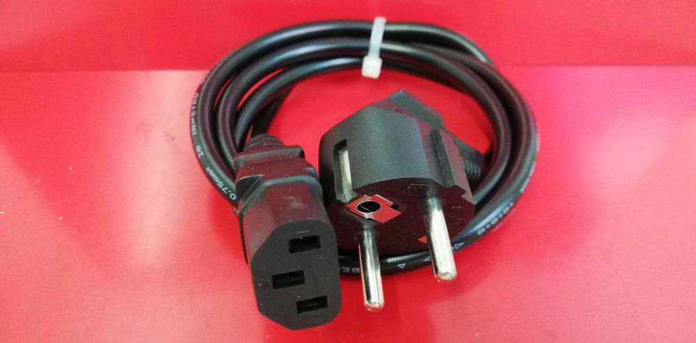 Кабель питания шнур 15-10А 3,3-2,2кВт вилка Schuko/С13 кабель С13/С14