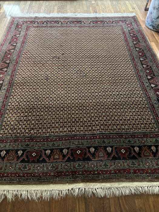 Tapete oriental afegao,original,feito à mao em pura lã,lavado.265x215