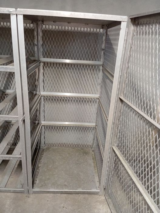 Klatka Box na butle gazu technicznego (aluminium)