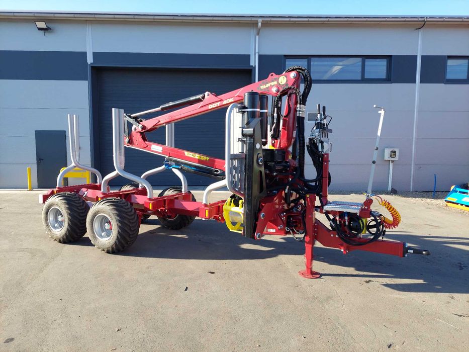 Przyczepa leśna TAJFUN POLSKA GAP 90 + DOT 40 + Homologacja