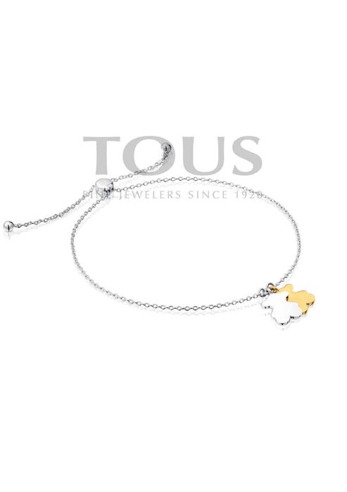 TOUS bransoletka Sweet Dolls dwukolorowa srebro 925 oryginał