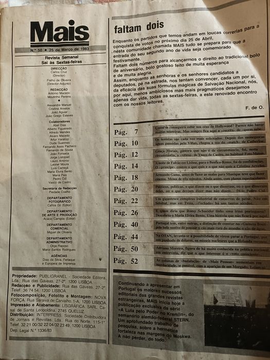 Revista Mais n 50