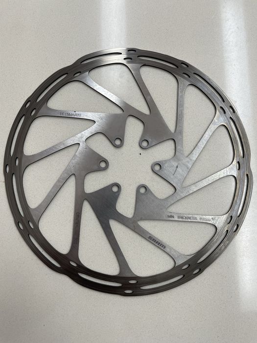 Discos SRAM centerline + pastilhas SRAM metalicas Avid/Code