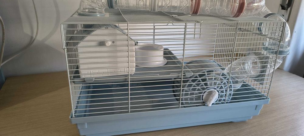 hamster - gaiola impecável + extras