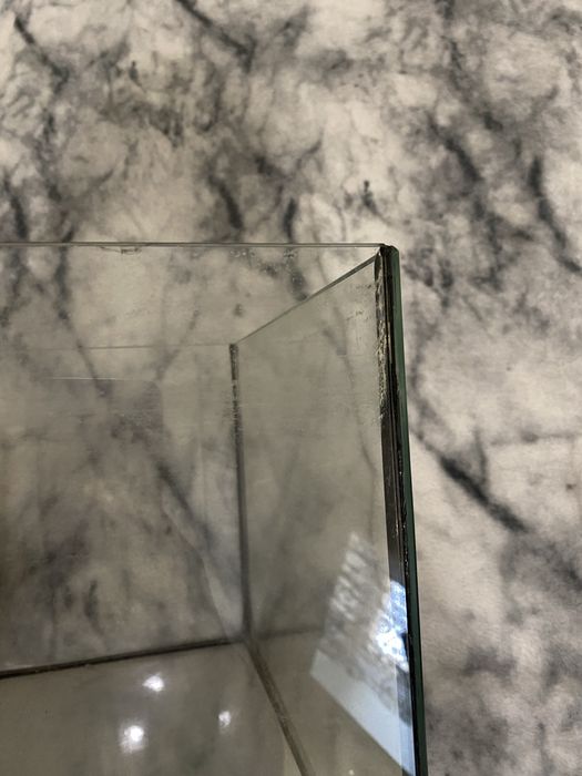 Аквариум стеклянный “Природа” (Pryroda.ua) + декор замок + сачок