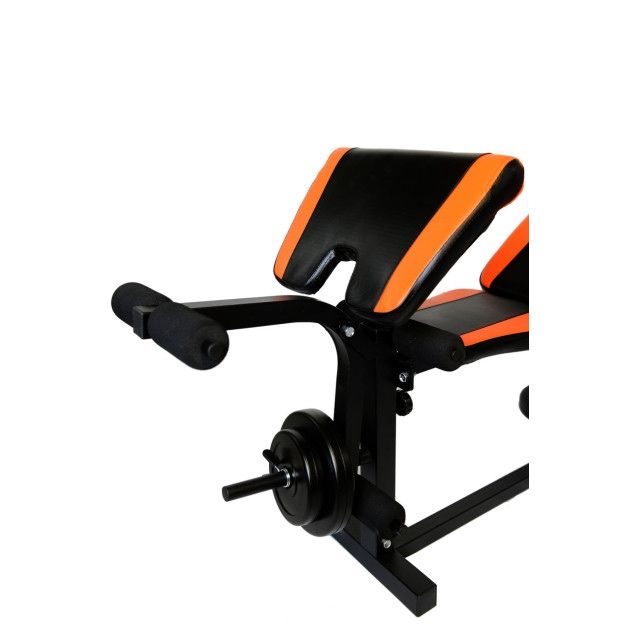 Тренировочная скамья WCG 0020 с верхней тягой и партой Скотта