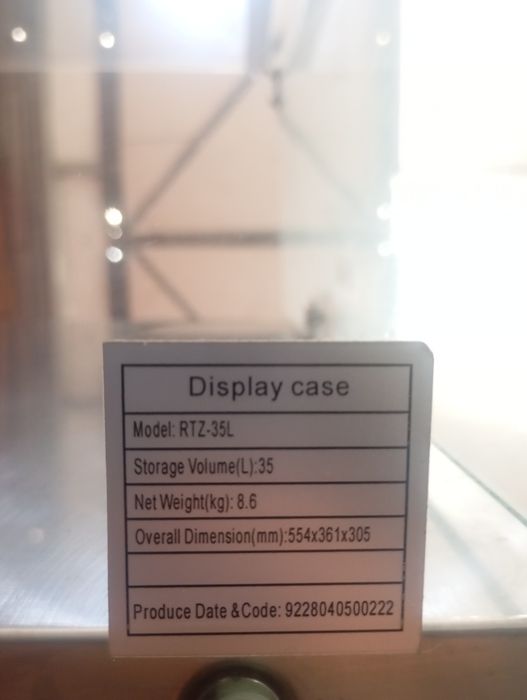 Vitrine Expositora em Vidro RTZ-35L
