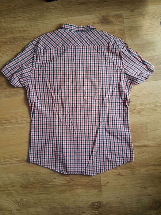 Koszula H&M w kratkę z krótkim rękawem