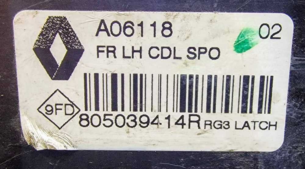 Fechadura / Fecho Porta Frente Esquerdo 805039414R - RENAULT MEGANE IV Hatchback