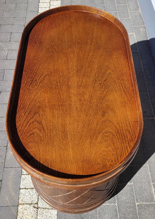 Dębowy barek - podwójna beczka