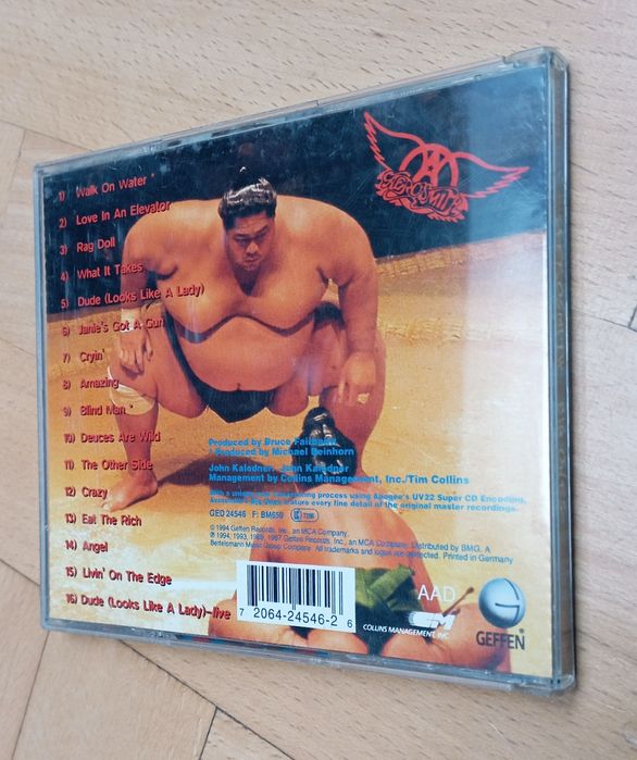 Aerosmith - Big Ones (oryginalna płyta z hologramem, CD)