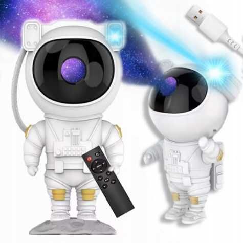 Projektor Gwiazd Astronauta Lampka Nocna Dla Dziecie Rzutnik Pilot