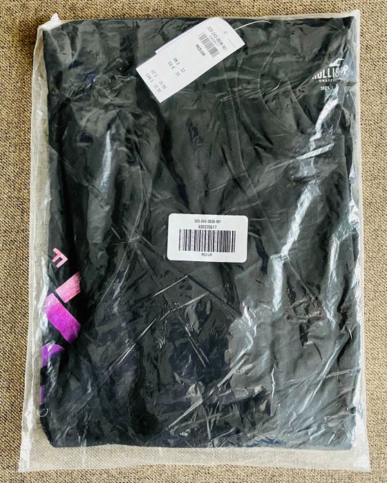 T-shirt Long sleeves Hollister Co. size M Print Logo Graphic Tee