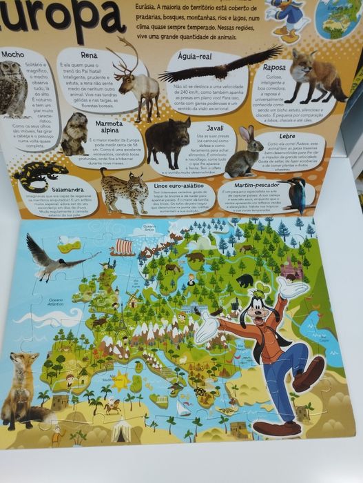 Atlas do Mundo Animal - 4 Puzzles