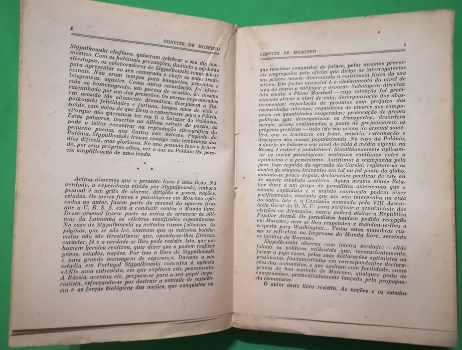 Convite de Moscovo, Z. Stypulkowski (1ª edição)