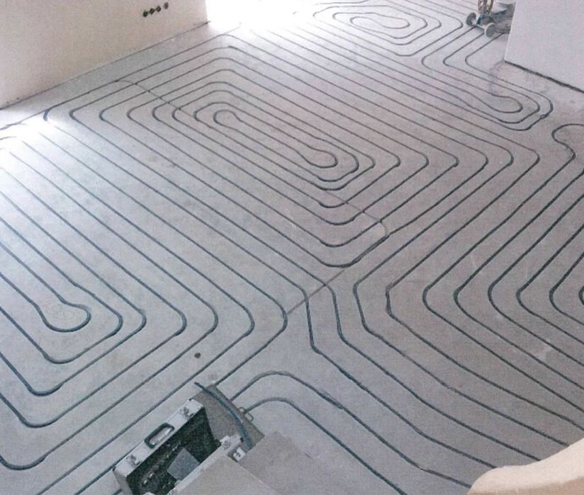 Frezowanie pod ogrzewanie podłogowe Frezowanie ogrzewania