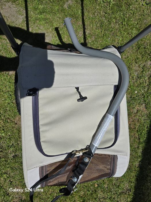 Przyczepka do roweru  2 w 1 dla pieska