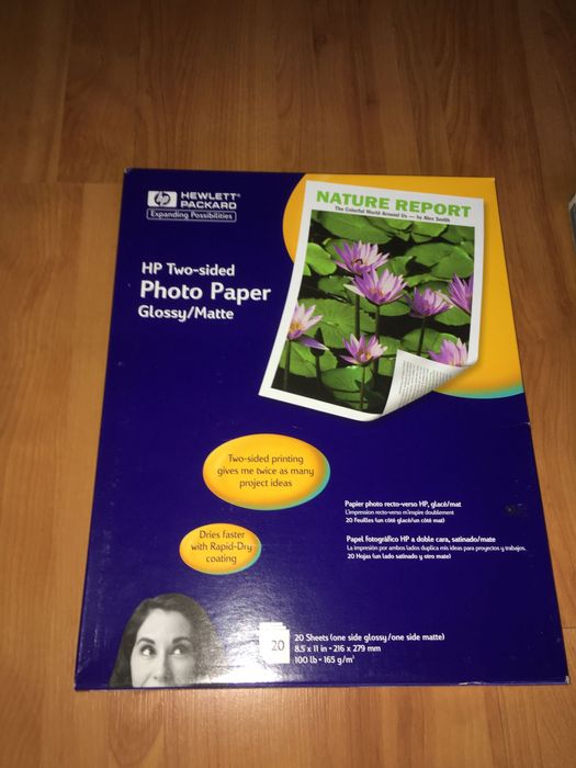Papel de fotografia HP