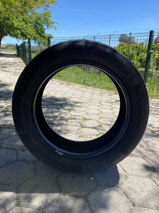 pneu um pouco usado em bom estado