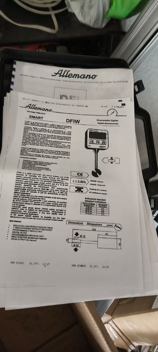 Dynamometr cyfrowy siły nacisku DFW