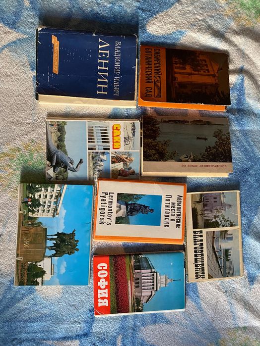Восемь наборов открыток ссср лот